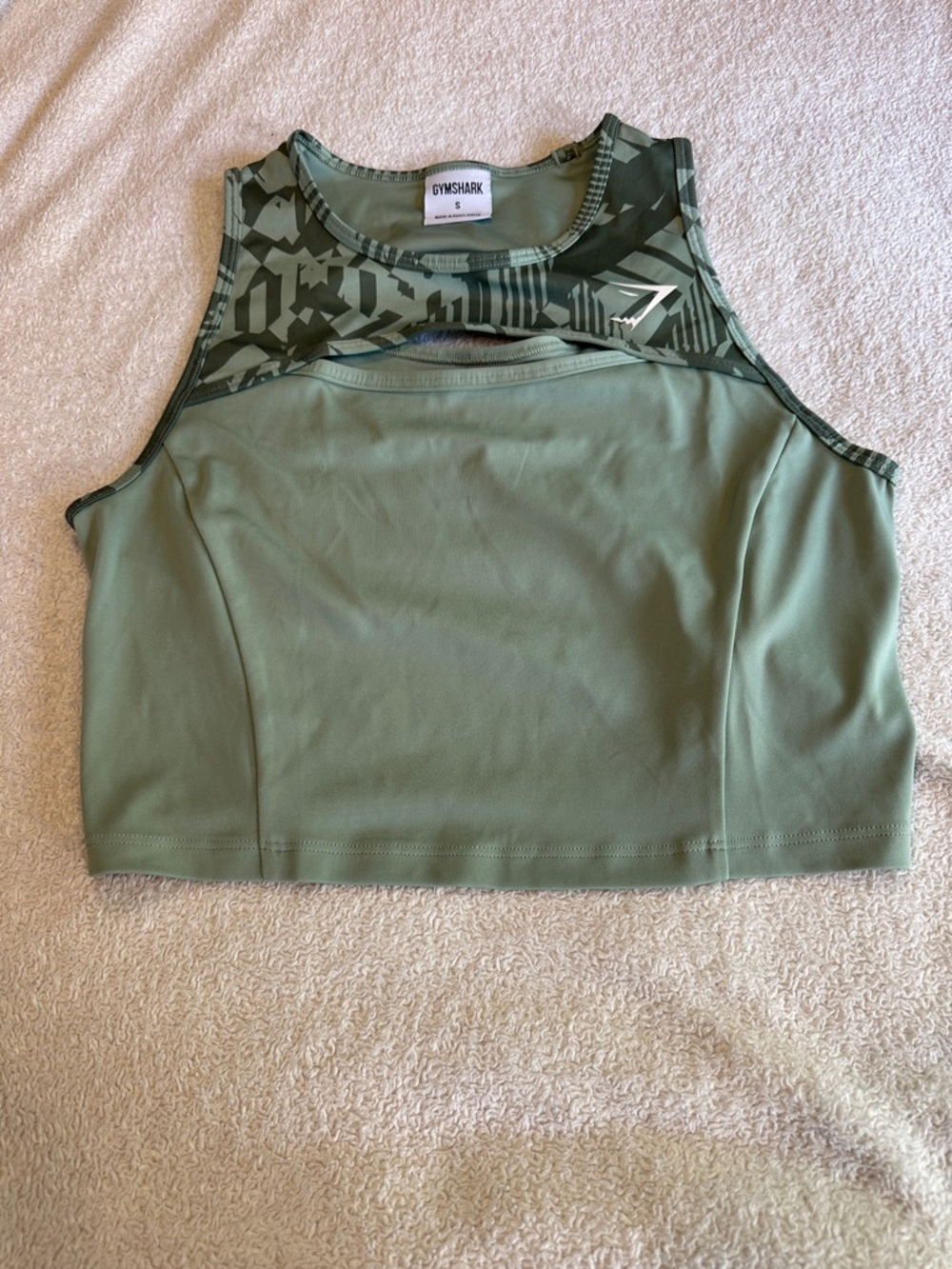 Gymshark- crop top Tank size small